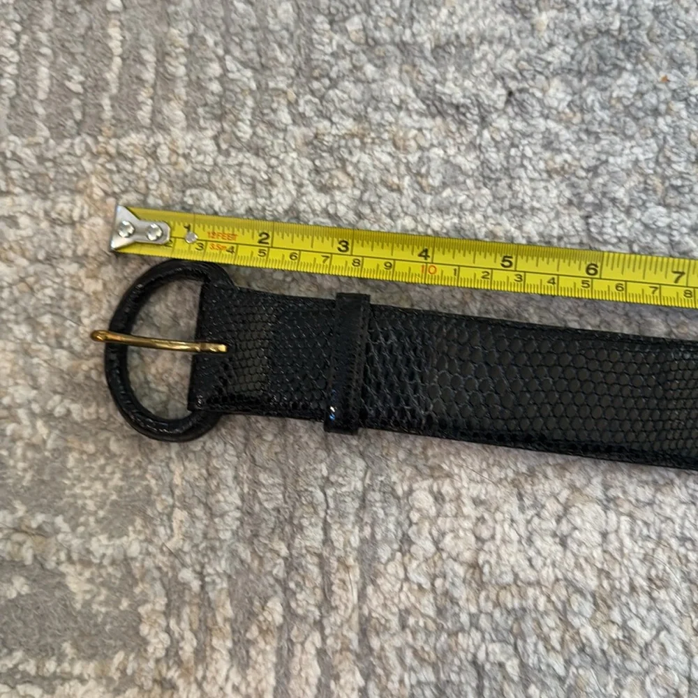 VTG Torino USA Calcutta Lizard Leather Belt